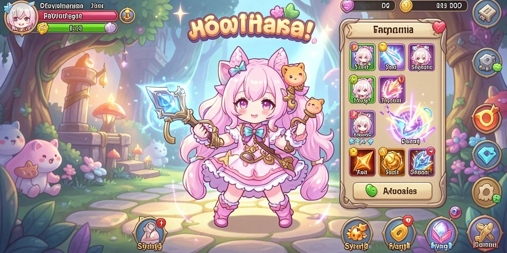 Visual indah menunjukkan suasana menarik dalam game.