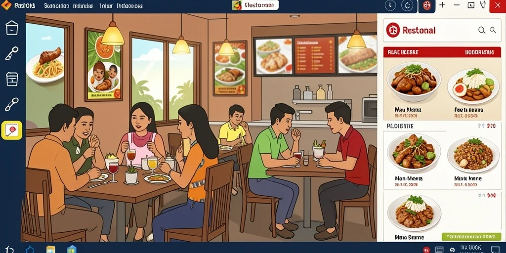 Fitur sosial yang memungkinkan interaksi antar pemain.